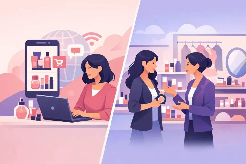 Selling Avon Online vs Offline: What Works?